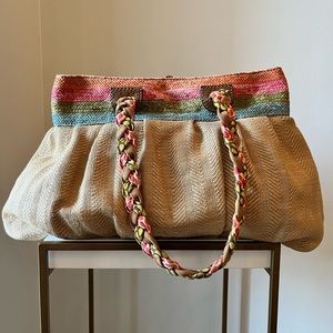 Fossil Raffia Toe color Tan